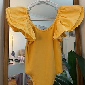 Zara Ruffled Bodysuit